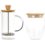 Okiyo Aibo Glass & Bamboo Coffee Set - Image 12