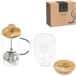 Okiyo Aibo Glass & Bamboo Coffee Set - Image 24