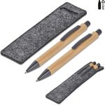 Okiyo Jona Bamboo Ball Pen & Pencil Set - Image 8