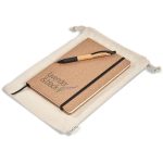 Okiyo Noto Cork & Bamboo Notebook & Pen Set - Image 5