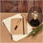 Okiyo Noto Cork & Bamboo Notebook & Pen Set - Image 4