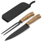 US Basic Butcher's Block Carving Set - Image 4