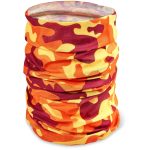Adults Camo Flexi Tubular Bandana - Orange - Image 3