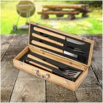 Okiyo Yakiniku Bamboo 5-Piece Braai Set - Image 5