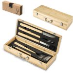 Okiyo Yakiniku Bamboo 5-Piece Braai Set - Image 11