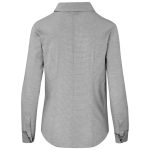 Ladies Long Sleeve Taylor Shirt - Grey - Image 5