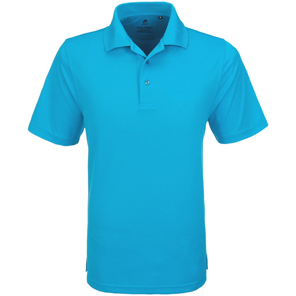 Mens Wynn Golf Shirt - Aqua Mens Wynn Golf Shirt - Aqua - Image 1