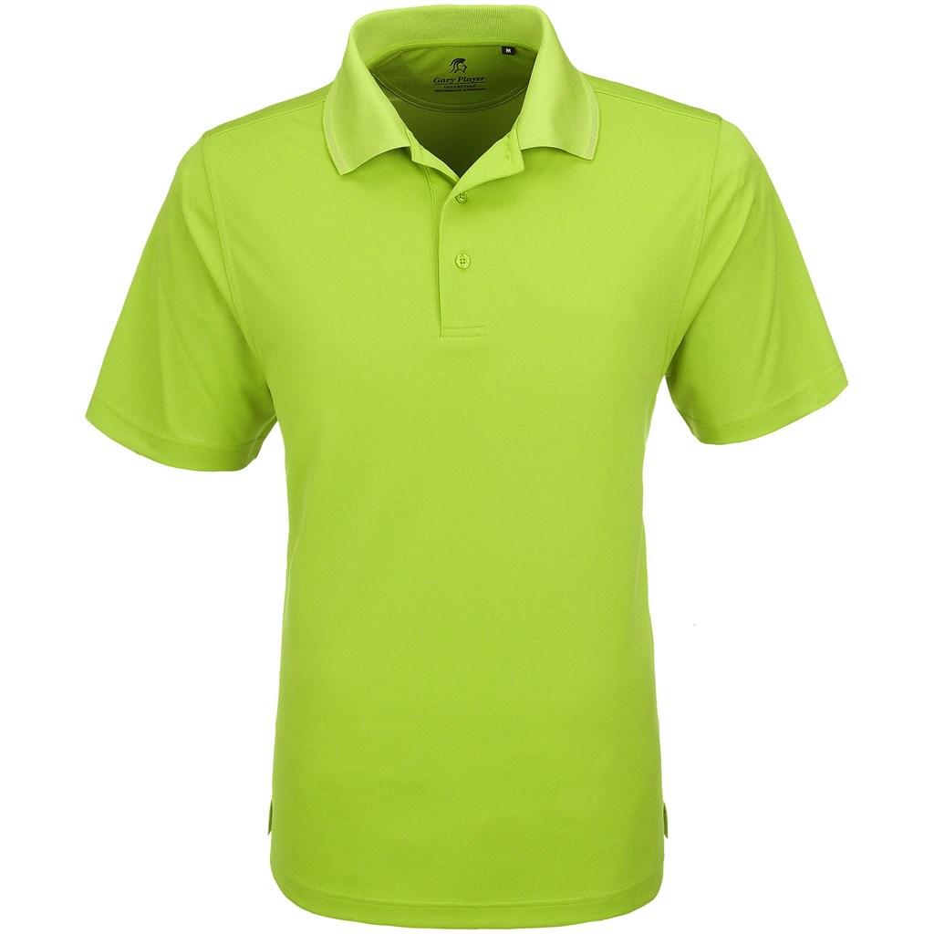 Mens Wynn Golf Shirt - Lime Mens Wynn Golf Shirt - Lime - Image 1