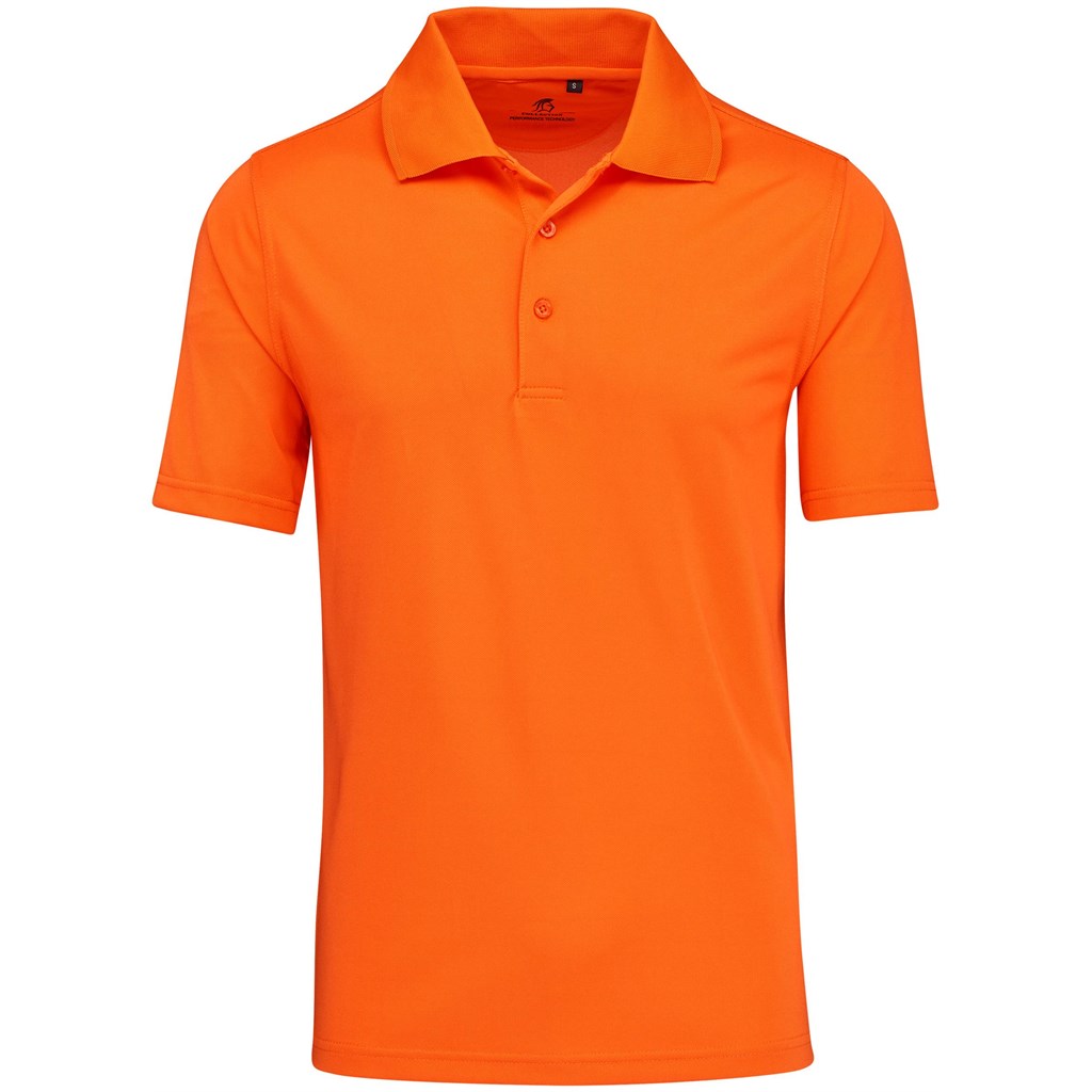 Mens Wynn Golf Shirt - Orange Mens Wynn Golf Shirt - Orange - Image 1