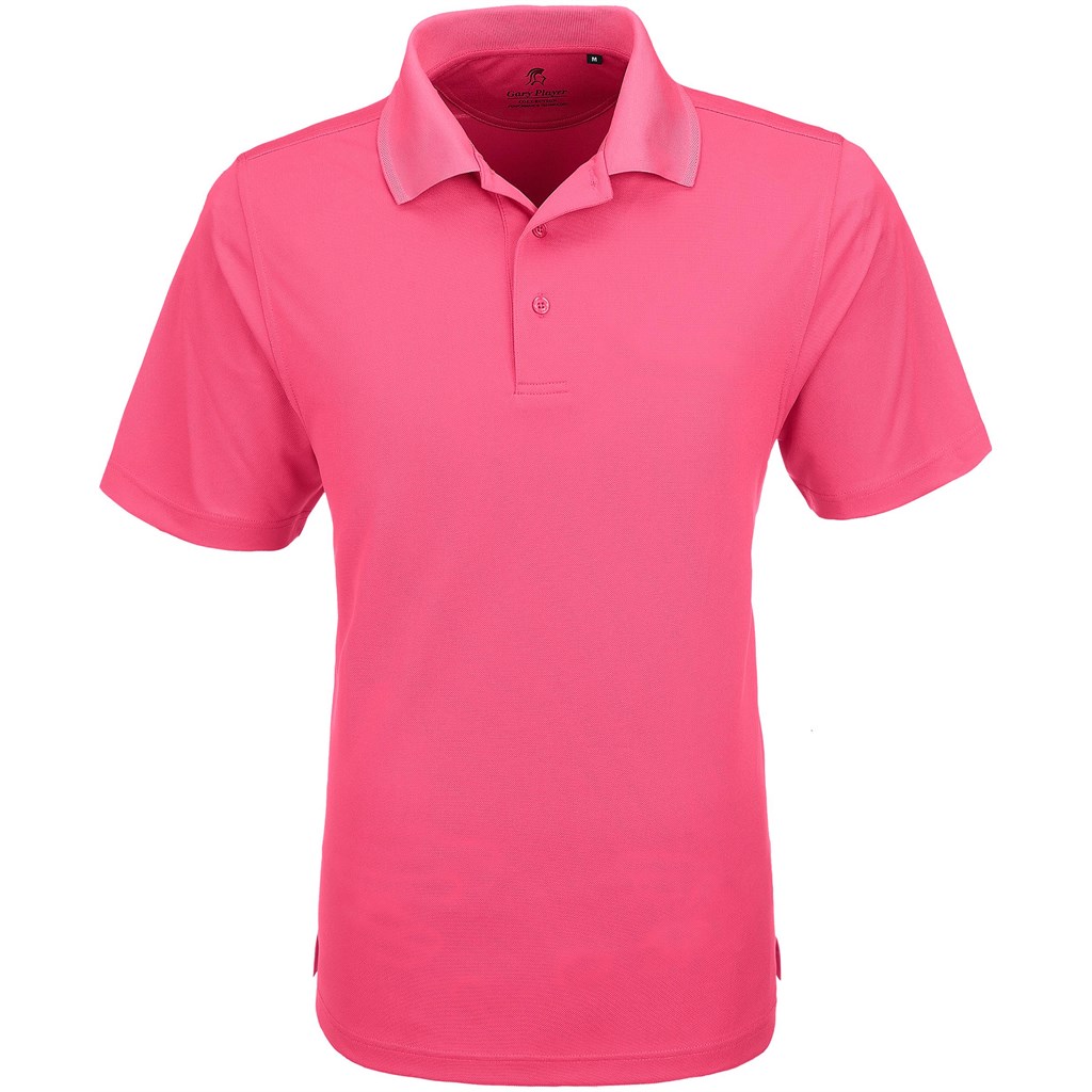 Mens Wynn Golf Shirt - Pink Mens Wynn Golf Shirt - Pink - Image 1