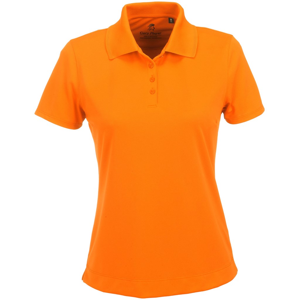 Ladies Wynn Golf Shirt - Orange Ladies Wynn Golf Shirt - Orange - Image 1