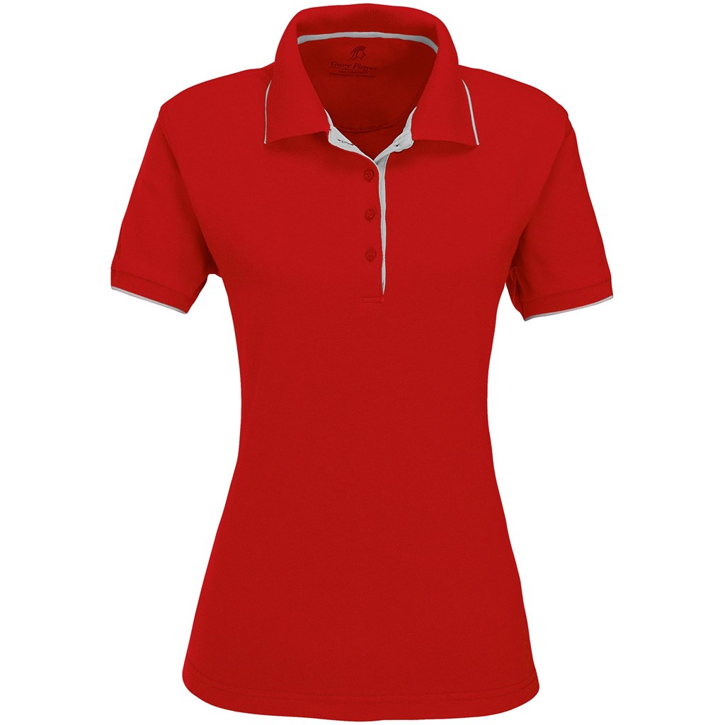 Ladies Wentworth Golf Shirt - Red Ladies Wentworth Golf Shirt - Red - Image 1