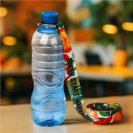 Altitude Aqua Crossbody Double-Sided Sublimated Satin Bottle Lanyard - Image 2
