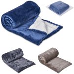 Serendipio Glacial Sherpa Fleece Blanket - Image 2