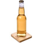 Altitude Drifter Bamboo Bottle Opener Coaster - Image 3