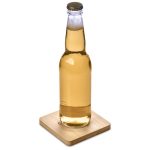 Altitude Drifter Bamboo Bottle Opener Coaster - Image 2