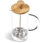 Okiyo Osu Glass & Bamboo Coffee Plunger - 350ml - Image 6