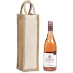 Okiyo Inshu Jute & Cotton Wine Tote - Image 4