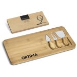 Okiyo Chizu Bamboo Cheese Board Set - Image 4