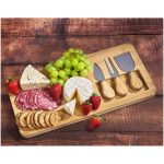 Okiyo Chizu Bamboo Cheese Board Set - Image 10