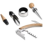 Okiyo Budonoki Bamboo Wine Accessories set - Image 13