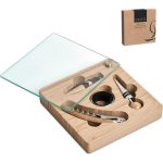 Okiyo Budonoki Bamboo Wine Accessories set - Image 2