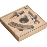 Okiyo Budonoki Bamboo Wine Accessories set - Image 14