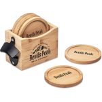 Okiyo Kanpai Bamboo Coaster & Bottle Opener Set - Image 24