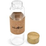 Kooshty Clear Bamboost Glass Water Bottle - 700ml - Image 5