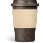 Kooshty Brown Bean Plastic Double-Wall Tumbler – 400ml - Cream - Image 3