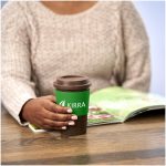 Kooshty Brown Bean Plastic Double-Wall Tumbler – 400ml - Image 4