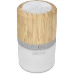 Okiyo Heiwa Bamboo Bluetooth Speaker & Night Light - Image 5