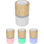 Okiyo Heiwa Bamboo Bluetooth Speaker & Night Light - Image 12