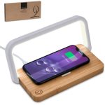 Okiyo Yoru Bamboo Wireless Charger & Night Light - Image 11