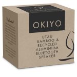 Okiyo Utau Bamboo & Recycled Aluminium Bluetooth Speaker - Image 4