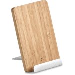 Okiyo Hakka Bamboo & Recycled Aluminium Wireless Charging Phone Stand - Image 9