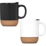 Serendipio Sienna Cork & Ceramic Coffee Mug - 340ml - Image 5
