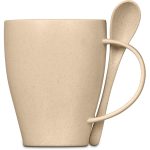 Okiyo Kawai Wheat Straw Mug & Spoon - 350ml - Image 14