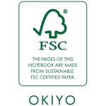 Okiyo FSC Certified Paper A5 Hard Cover Notebook - Image 4