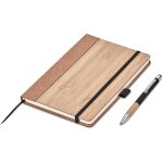 Okiyo Eri Bamboo & Cork Notebook & Pen Set - Image 2