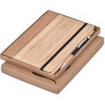 Okiyo Eri Bamboo & Cork Notebook & Pen Set - Image 8