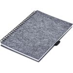 Okiyo Fuji Recycled PET Felt A5 Spiral Notebook - Image 5