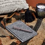 Okiyo Fuji Recycled PET Felt A5 Spiral Notebook - Image 4