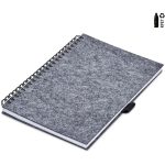 Okiyo Fuji Recycled PET Felt A5 Spiral Notebook - Image 9