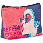 Pre-Printed Sample Hoppla Leanne Recycled PET Stitch-Bond Maxi Toiletry Bag - Image 3