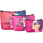 Pre-Printed Sample Hoppla Leanne Recycled PET Stitch-Bond Maxi Toiletry Bag - Image 9