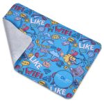 Pre-Printed Sample Hoppla Sparkra Polyester Keyboard Protector Cloth - Image 3