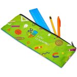 Pre-Production Sample Hoppla Parker Recycled PET Stitch-Bond Pencil Case - Image 8