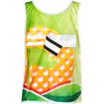 Pre-Production Sample Hoppla Jackal Polyester Caddy Bib with PVC Name Sleeve - Image 4