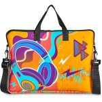 Pre-Production Sample Hoppla Neoprene 15.6-inch Nimbus Laptop Sleeve With Strap - Image 12